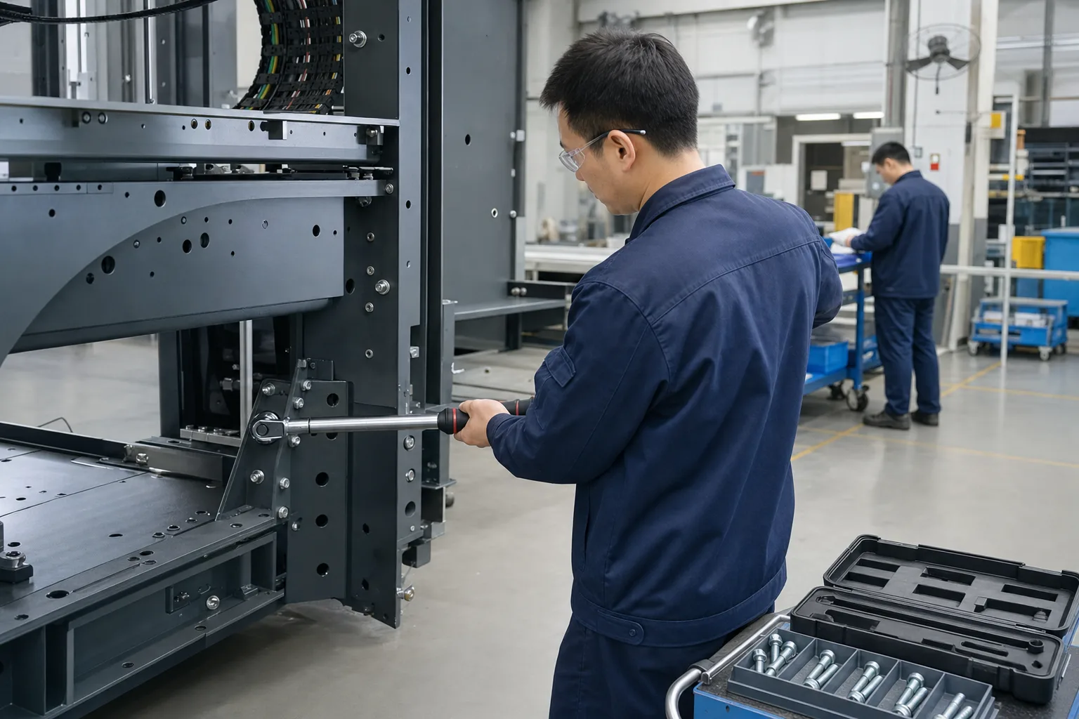 装配扭矩记录需对应紧固件批次与工具校准状态