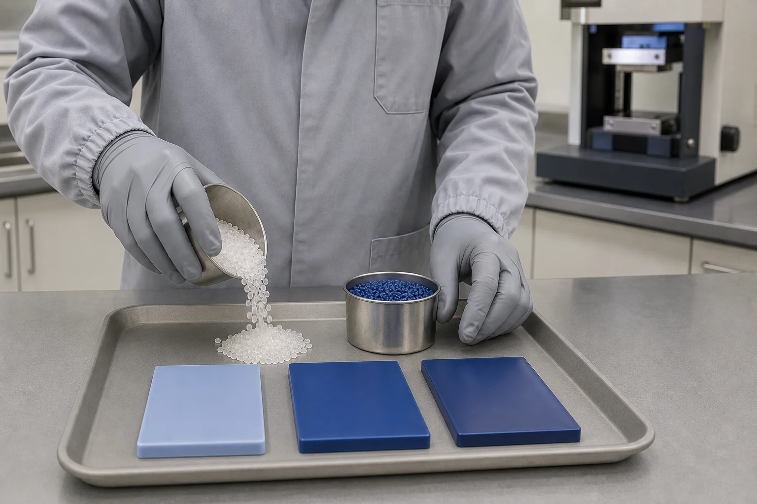 母料定制试色该不该使用客户实际基材
