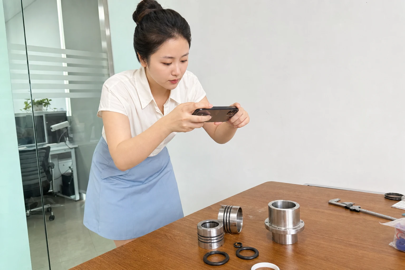 精密密封圈装配前记录样件与接口条件